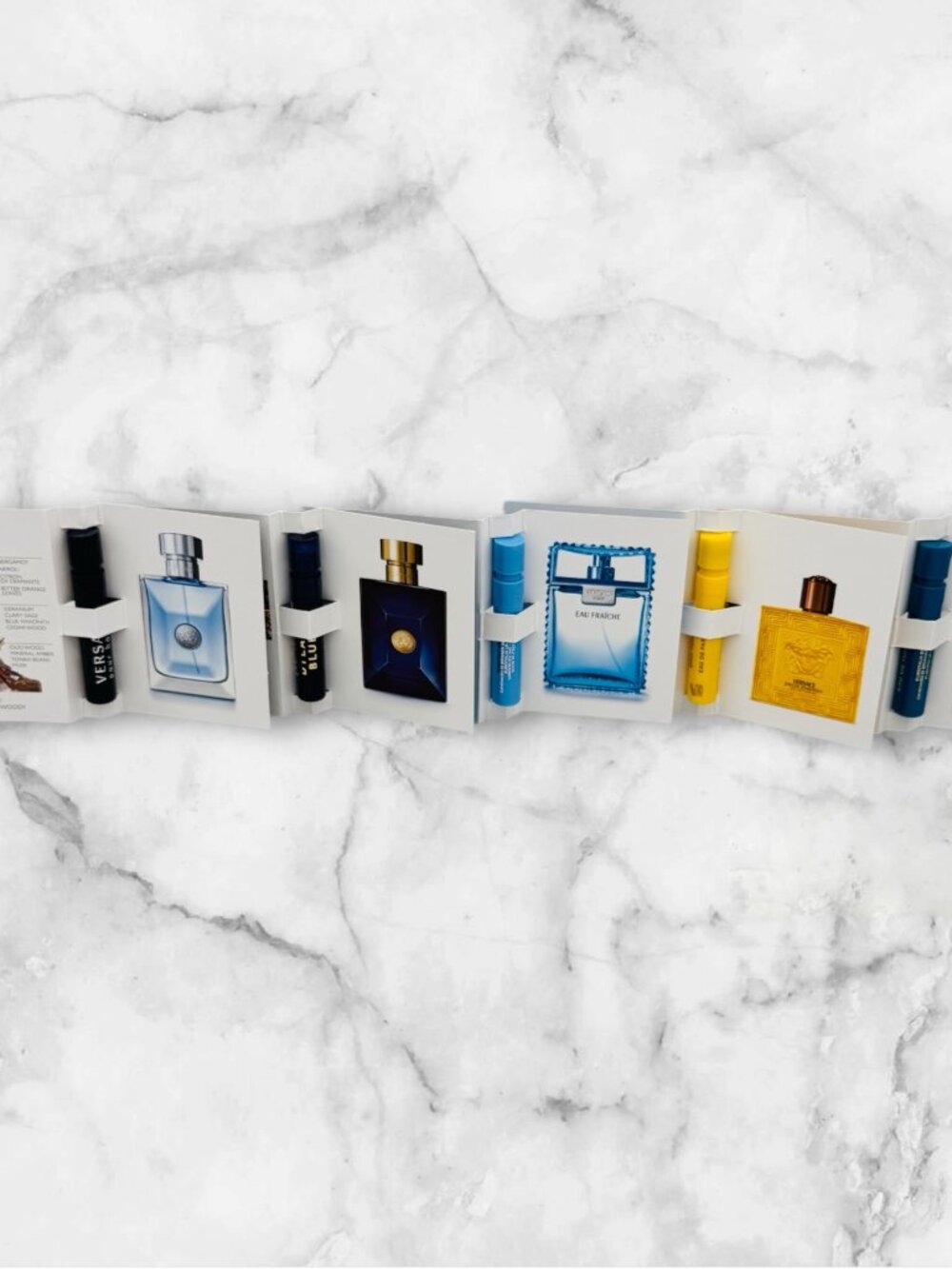 Lot of 5 Versace Men Set,Eros Energy Eros Man Dylan Blue-5x1ml,0.03oz-5pc-NEW - Picture 2 of 16